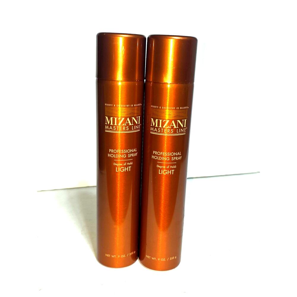 Mizani Masters Line Professional Hair Spray 9 oz. Lot Of 2 Light Hold